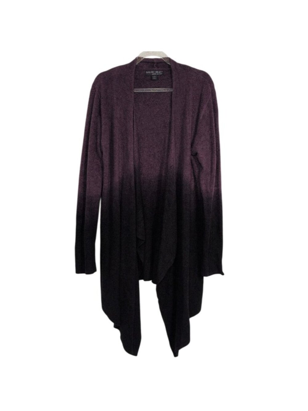 Barefoot Dreams Bamboo Chic Lite Wrap Cardigan Womens Size L/XL Purple Ombre